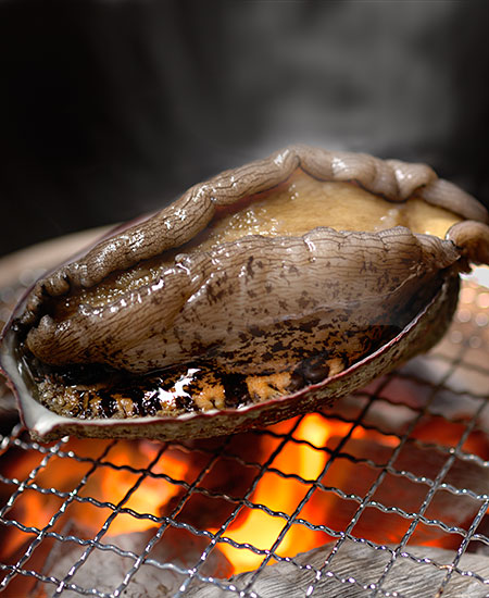 Charcoal-Grilled Abalone
