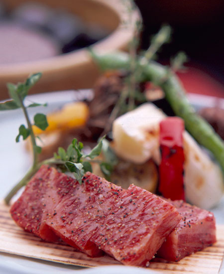 Wagyu Sirloin Steak on Hot Stone