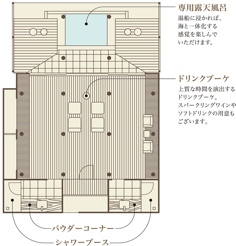 青のいざない 平面図