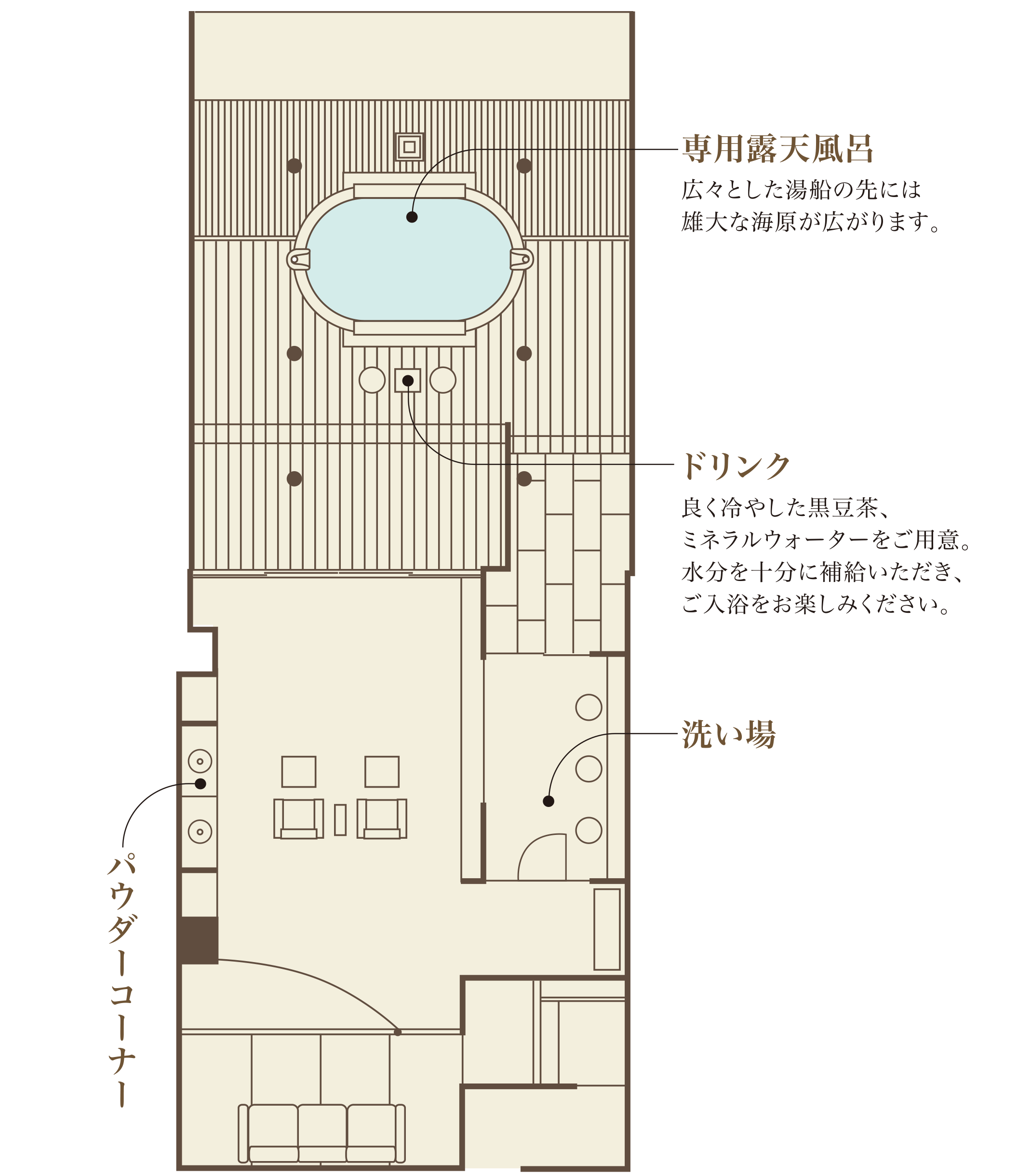 日のなごり 平面図