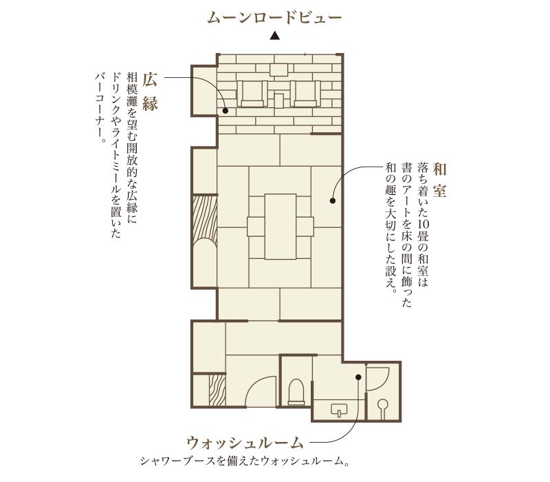 月白平面図